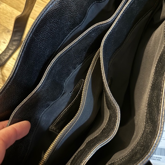 Chanel Black Leather Tote Bag - Picture 10 of 17